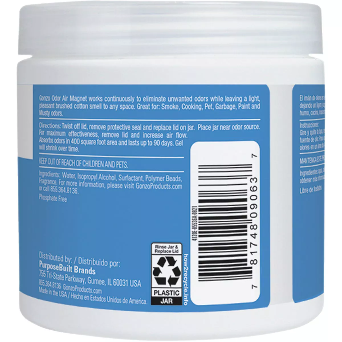 Gonzo Natural Magic 14 Oz. Cotton Gel Air Freshener - photo 2
