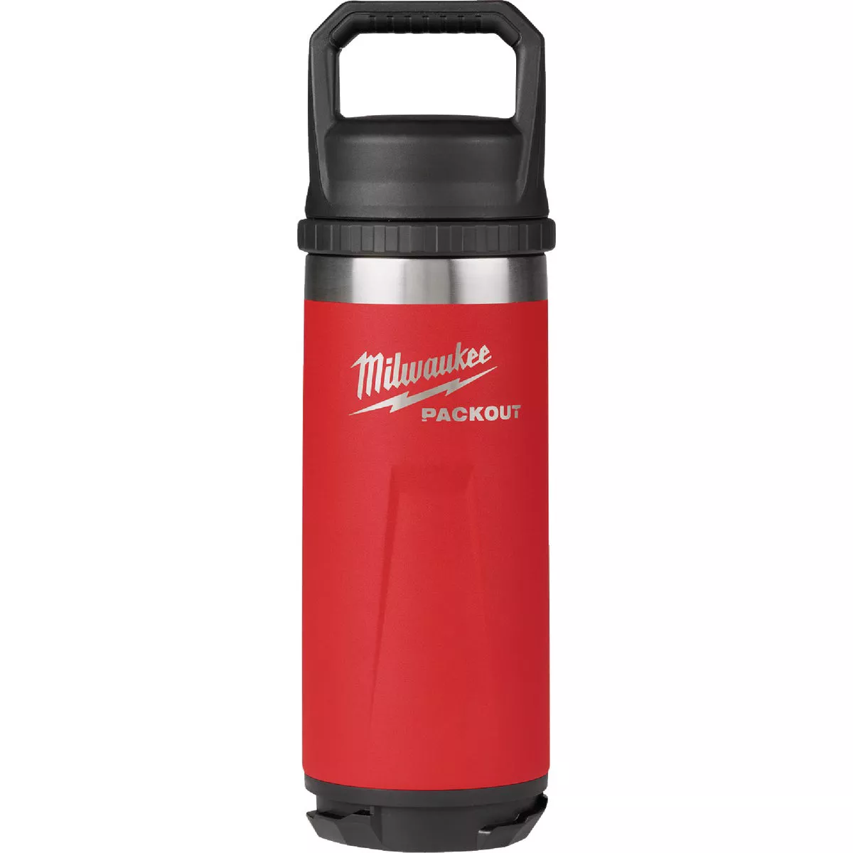 Milwaukee PACKOUT 18 Oz. Red Insulated Bottle with Chug Lid