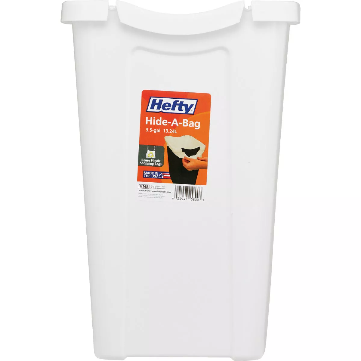 Hefty 3.5 Gal. Recycle-A-Bag Wastebasket - photo 2