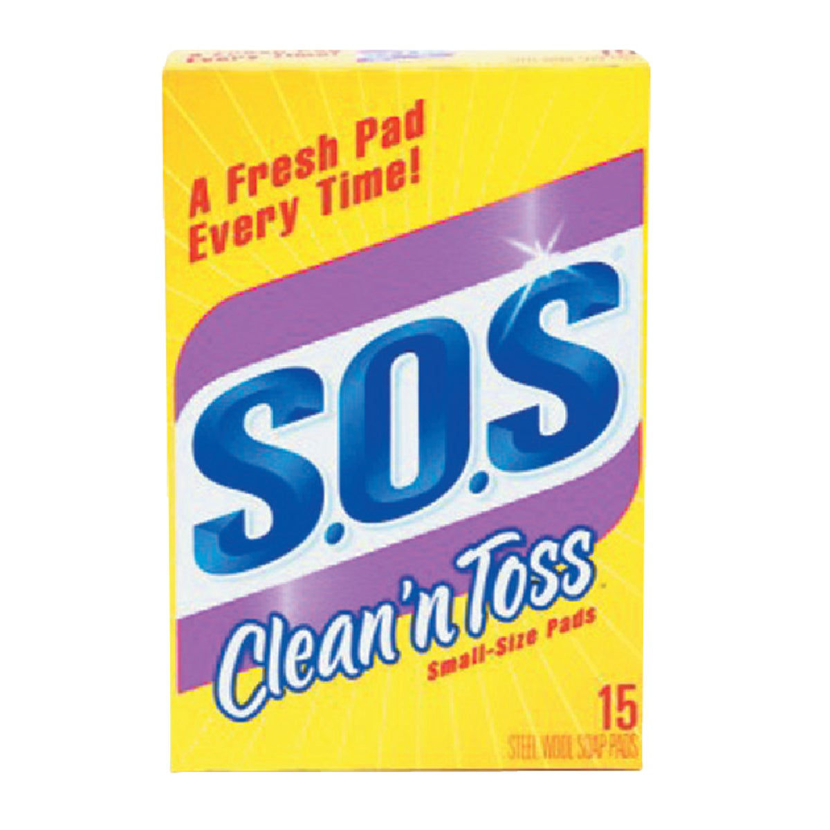 S.O.S Steel Wool Soap Scouring Pads - 18-Pack - All-Purpose Scrubbing Pads (Scent Free, Made In USA)