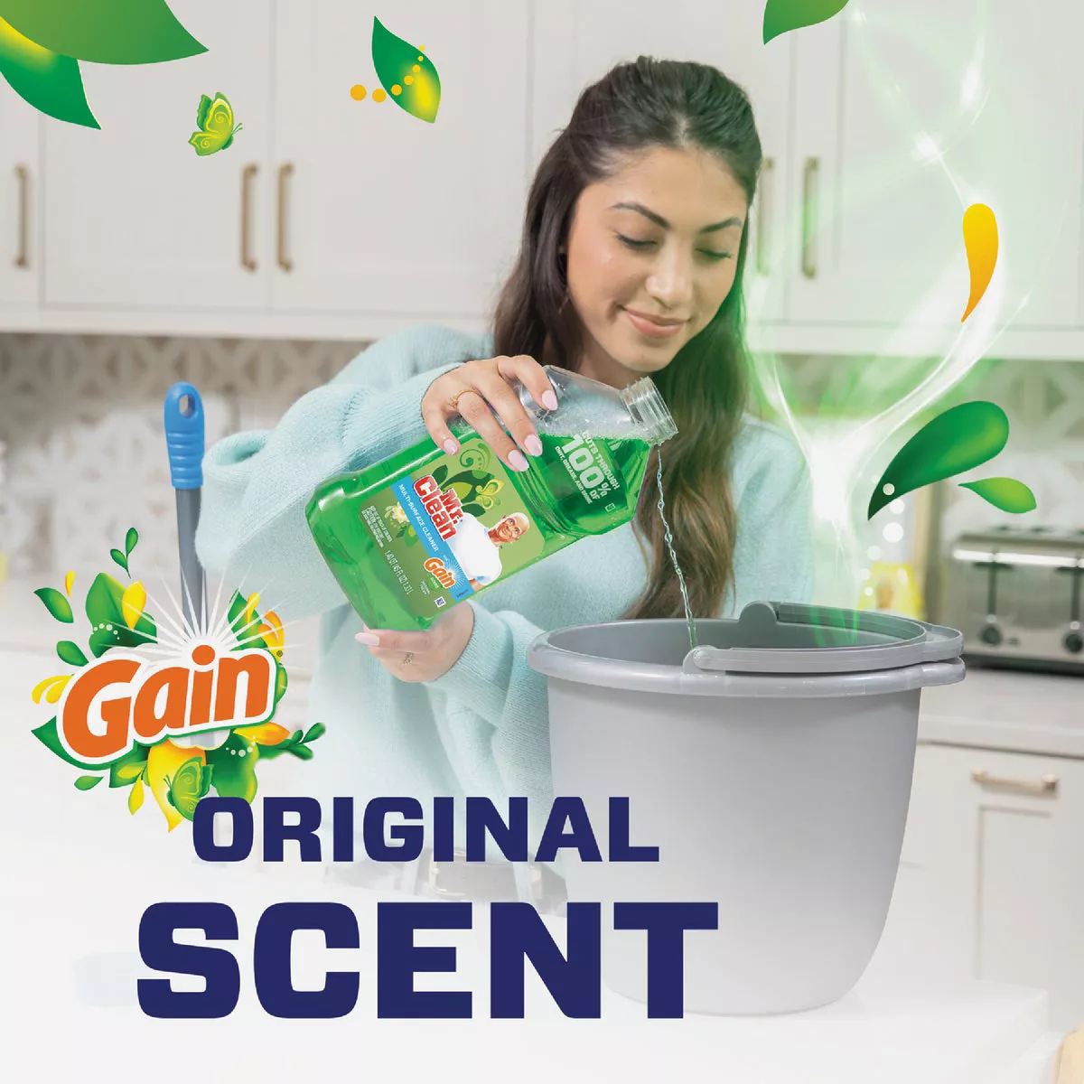 Mr. Clean 41 Oz. Gain Original Scent 2X Concentrated Multi-Surface Cleaner - photo 4