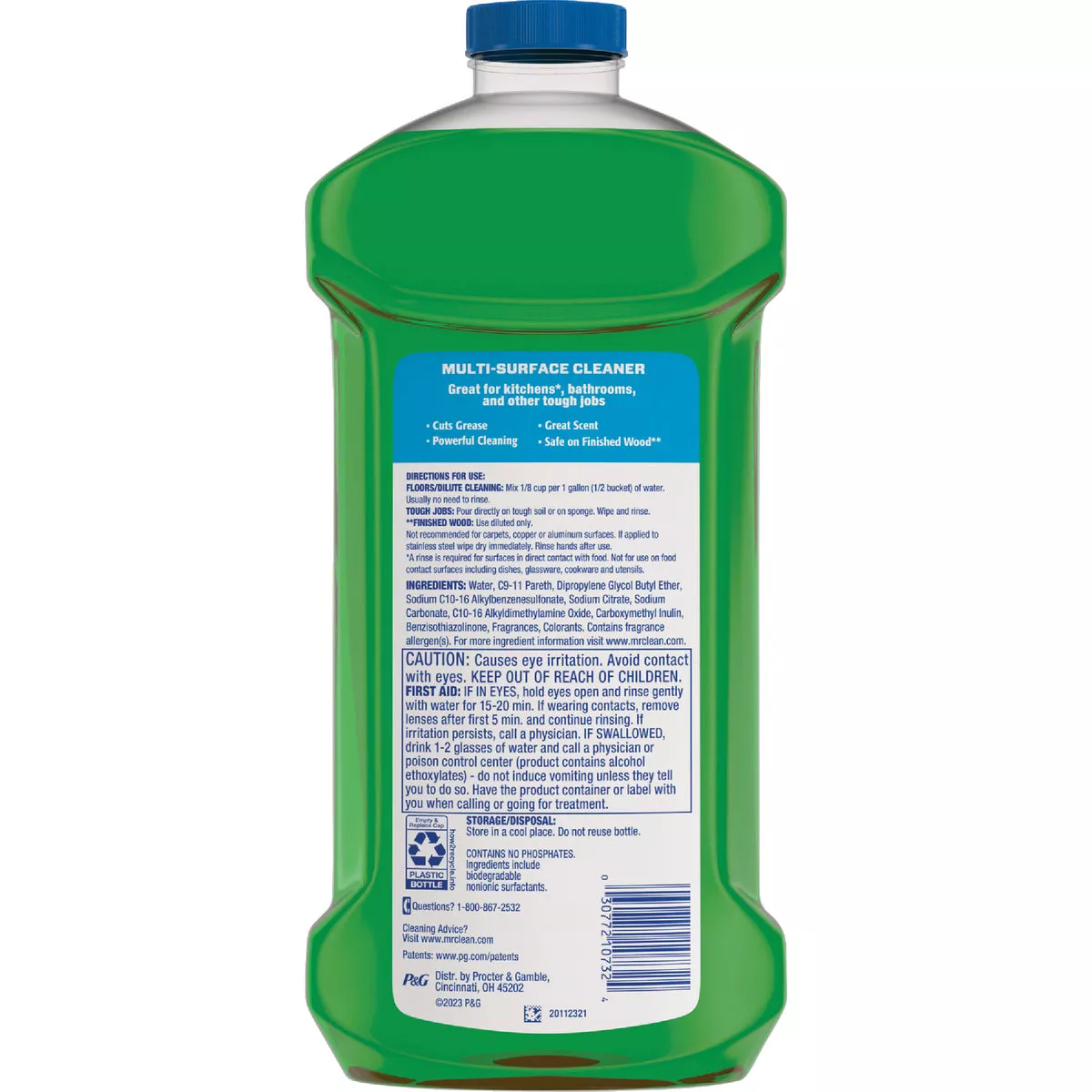 Mr. Clean 41 Oz. Gain Original Scent 2X Concentrated Multi-Surface Cleaner - photo 6