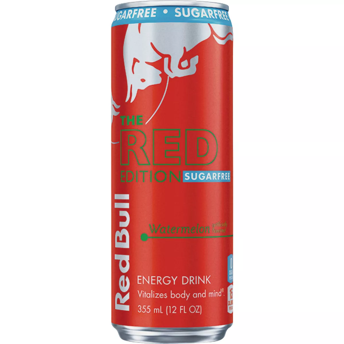 Red Bull 12 Oz. Sugar-Free Red Watermelon Energy Drink