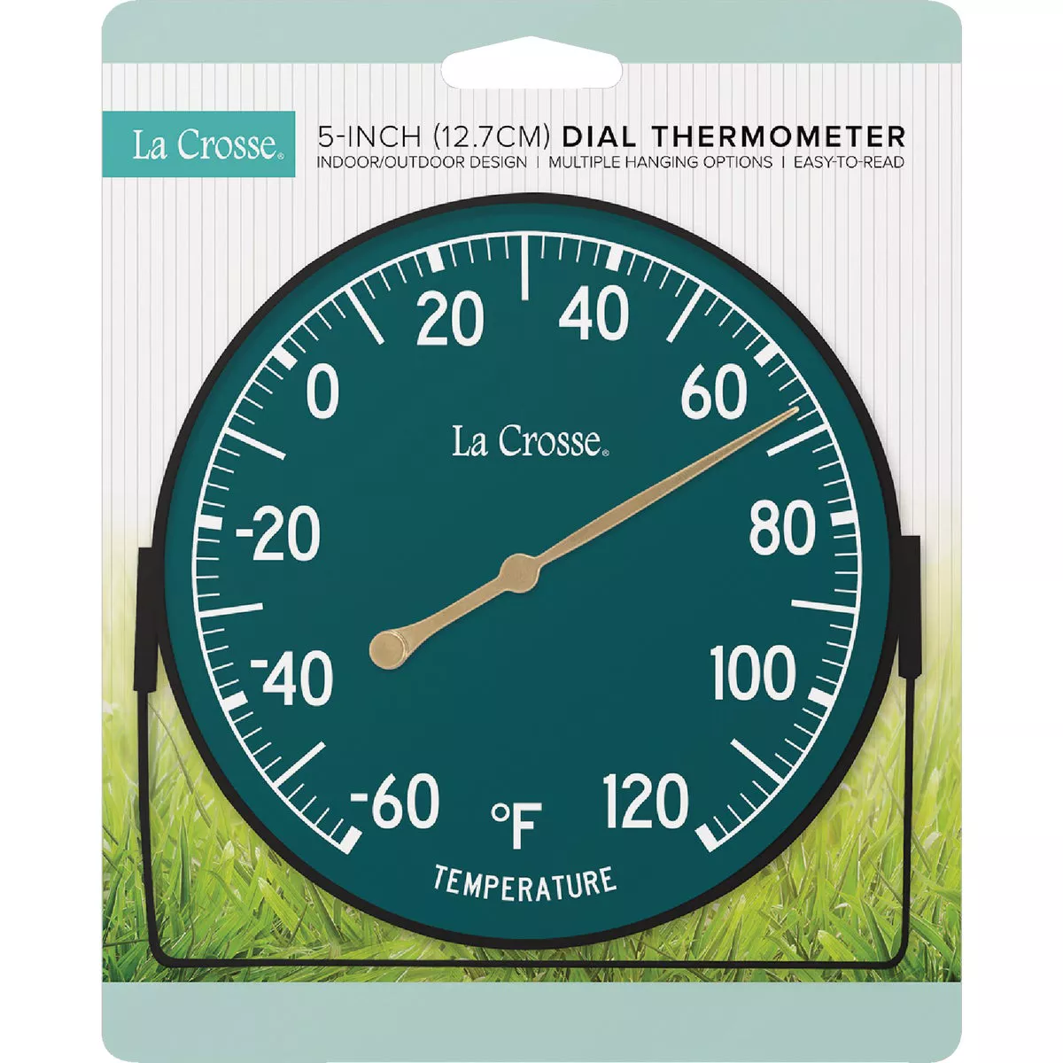 La Crosse Technology 5 In. Assorted Color Dial Thermometer with Bracket - Navy, Green, Berry - photo 3