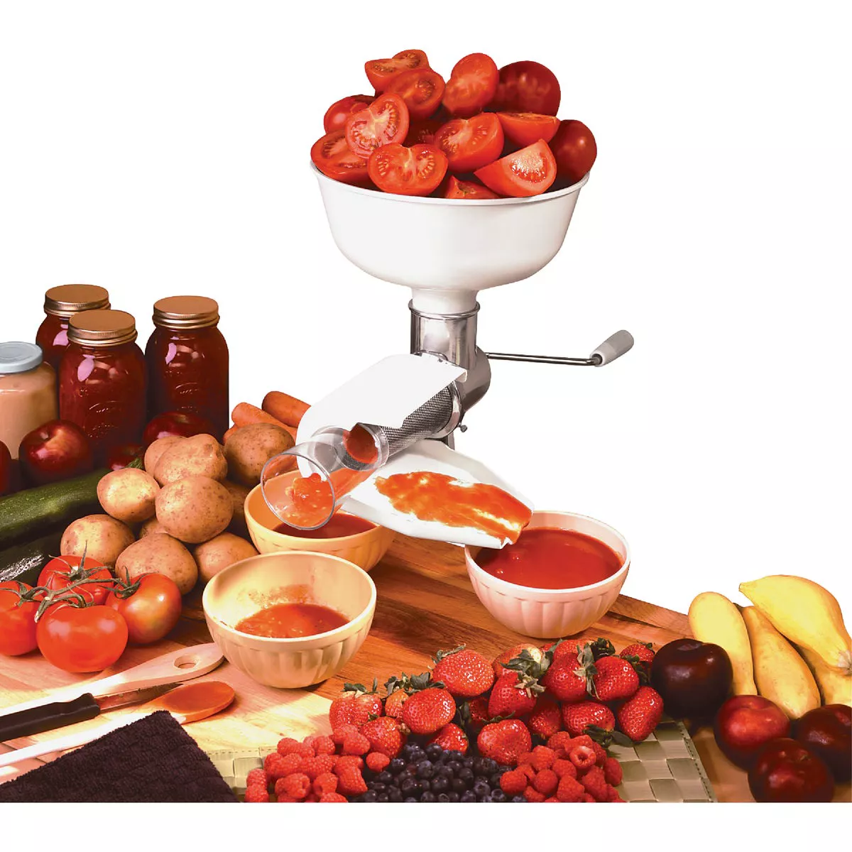 Sauce Master 6 In. x 3.5 In. Vegetable & Fruit Strainer - Salsa Screen - photo 6