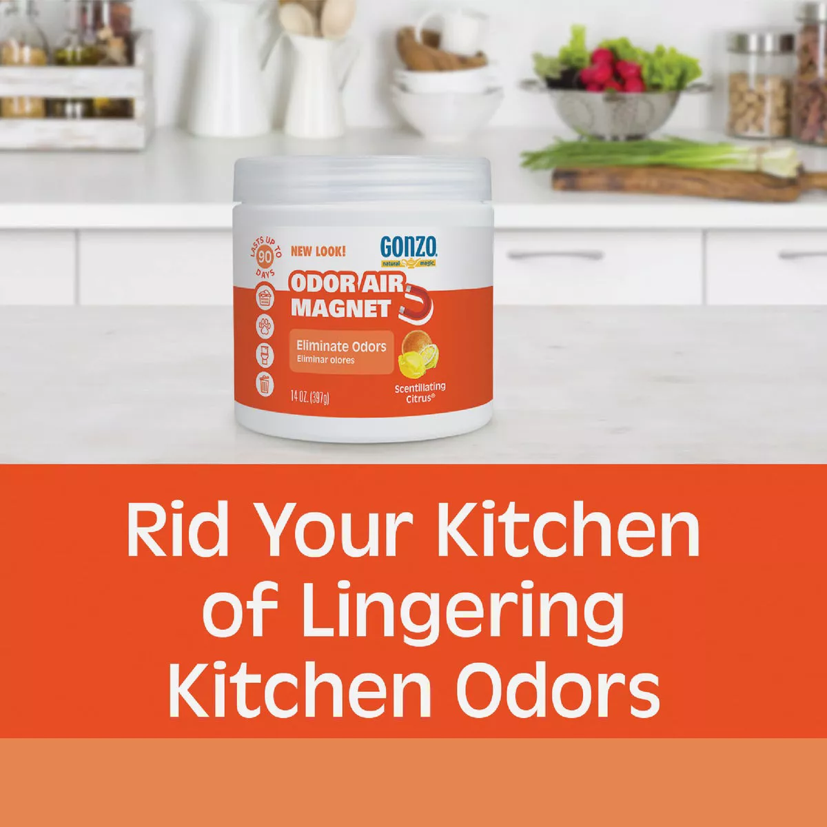 Gonzo Natural Magic 14 Oz. Citrus Gel Air Freshener - photo 4