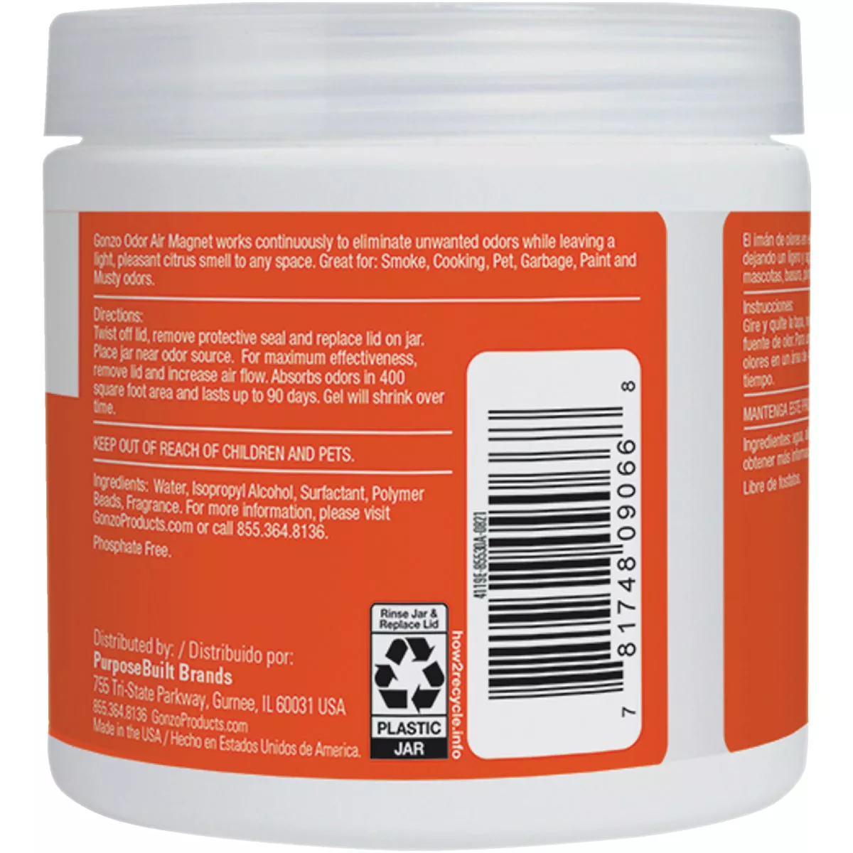 Gonzo Natural Magic 14 Oz. Citrus Gel Air Freshener - photo 2