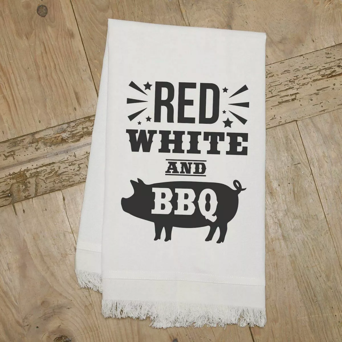 Second Nature Red, White & BBQ Kitchen Towel