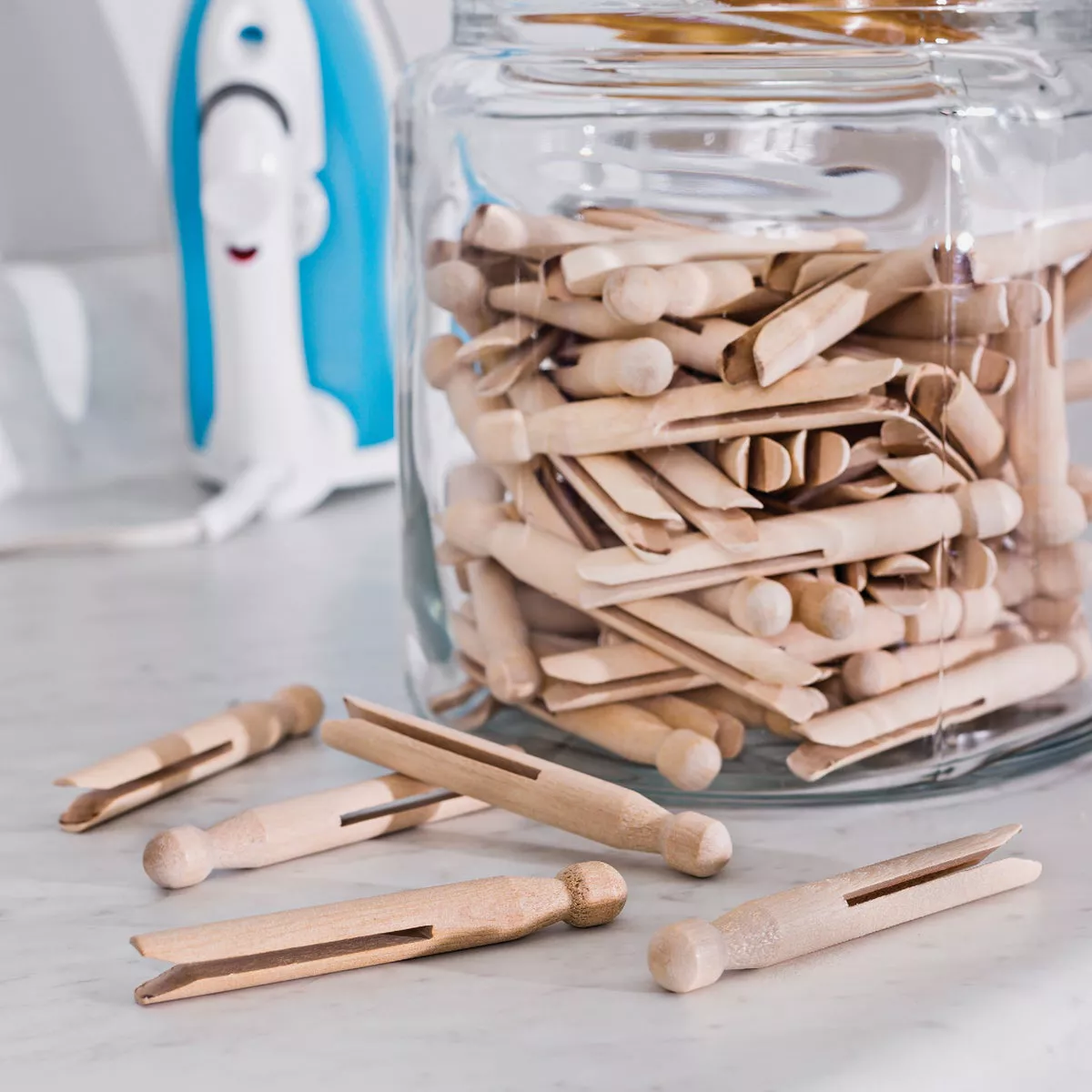 Honey Can Do Classic Round Clothespins (100-Count) - photo 2