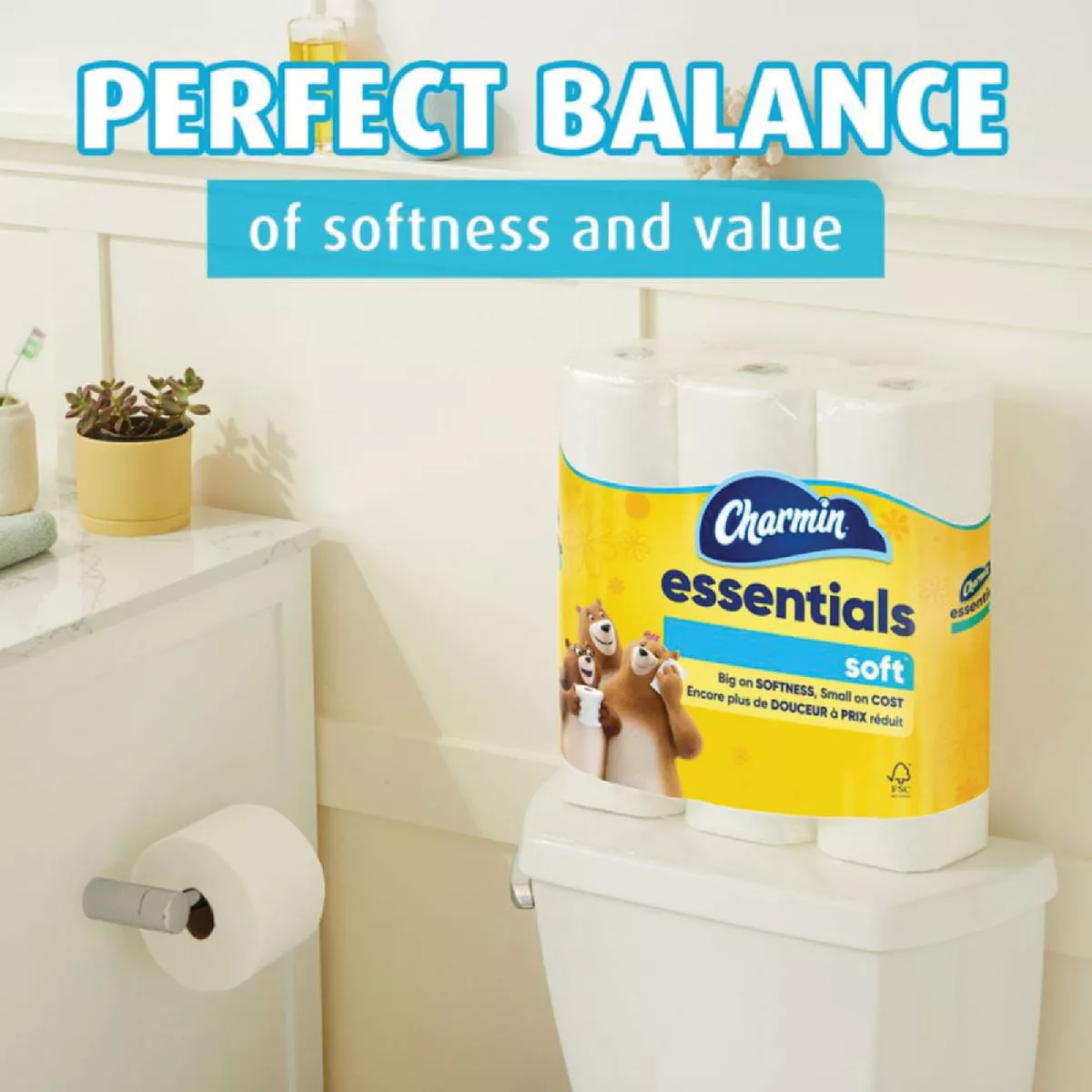 Charmin Essentials Soft Toilet Paper (6 Mega Rolls) - photo 4