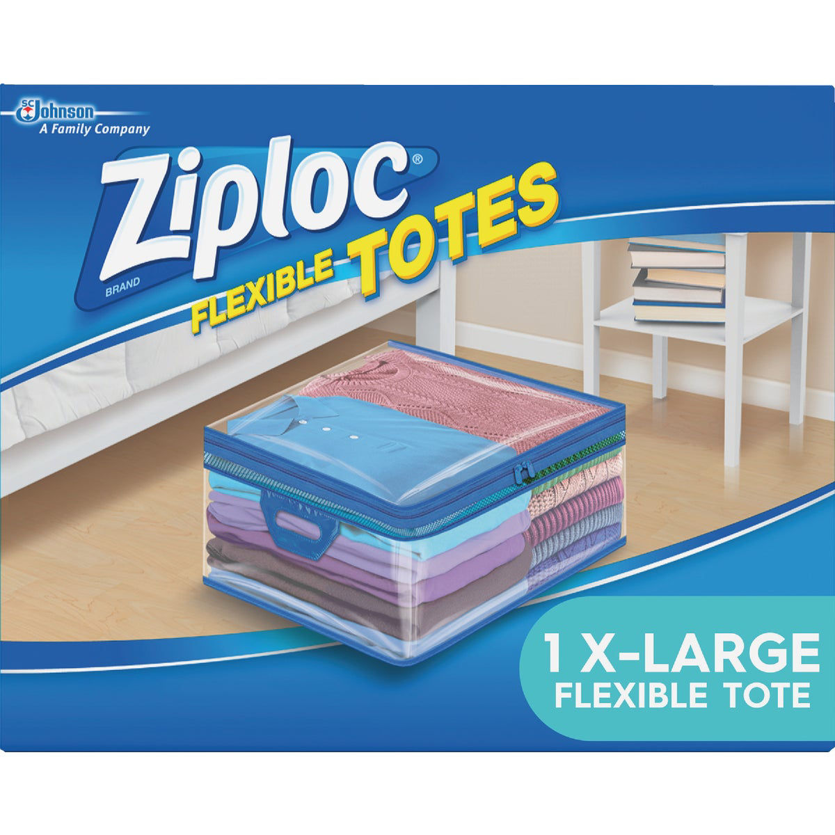 Ziploc Big Bags Clothes and Blanket Storage Bags for Closet Organization,  Protects from Moisture, XL, 4 Count