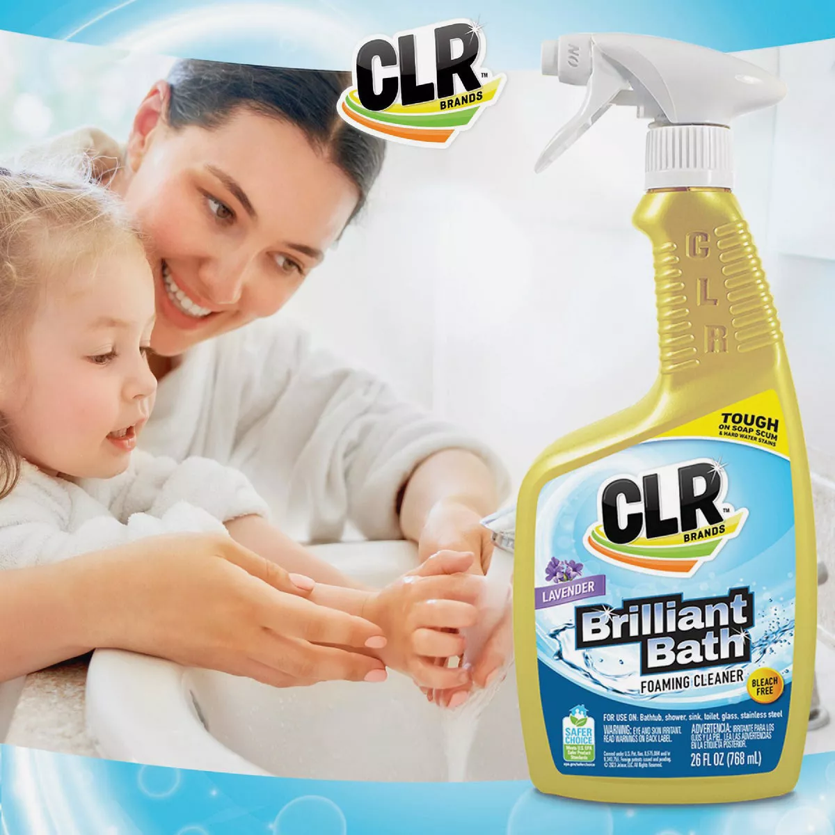 CLR 26 Oz. Brilliant Bath Lavender Foaming Action Cleaner - photo 5