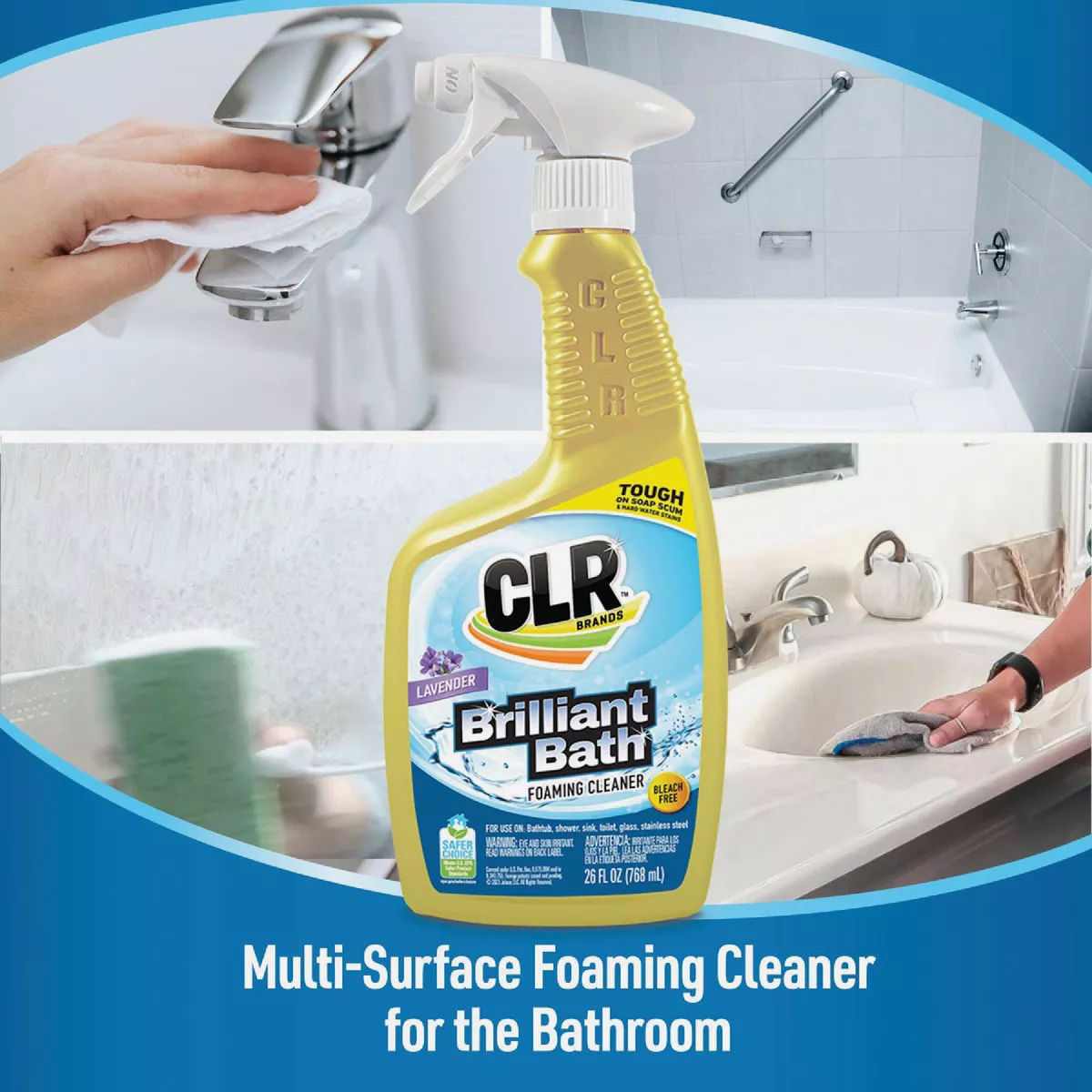 CLR 26 Oz. Brilliant Bath Lavender Foaming Action Cleaner - photo 6