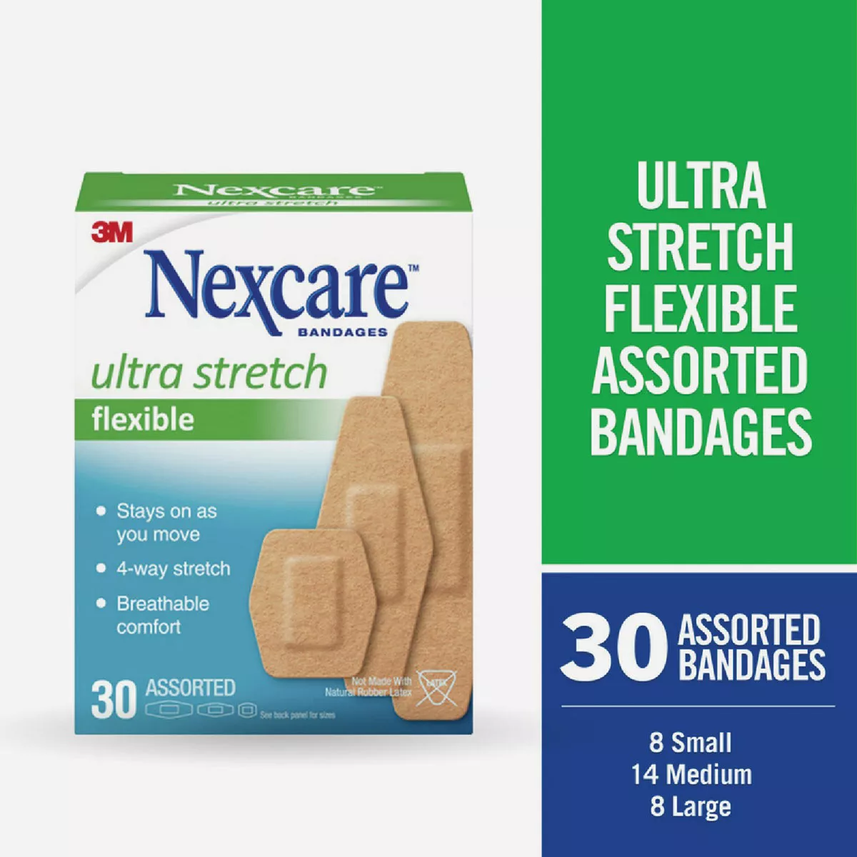 Nexcare Ultra Stretch Bandages, Assorted - photo 4
