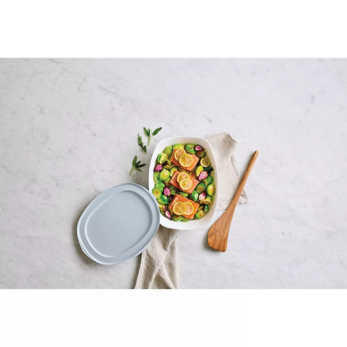 Rubbermaid DuraLite 9 In. x 13 In. Glass Baking Dish with Lid - photo 2