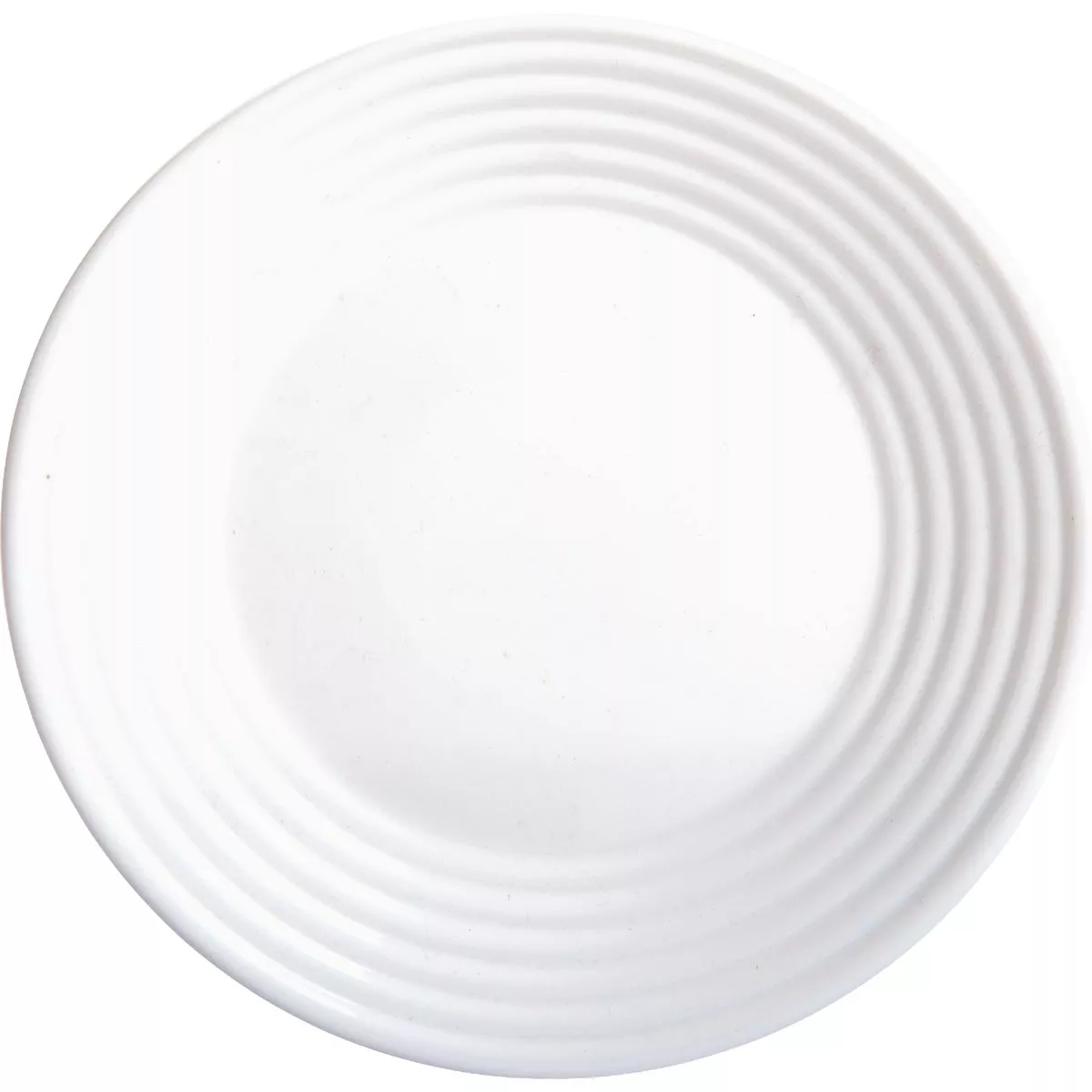 Gibson Ultra Patio White Embossed Tempered Glass Dinnerware Set (12-Piece) - photo 3