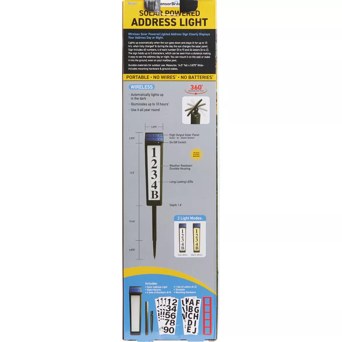 SensorBrite Outdoor Address Light - photo 5