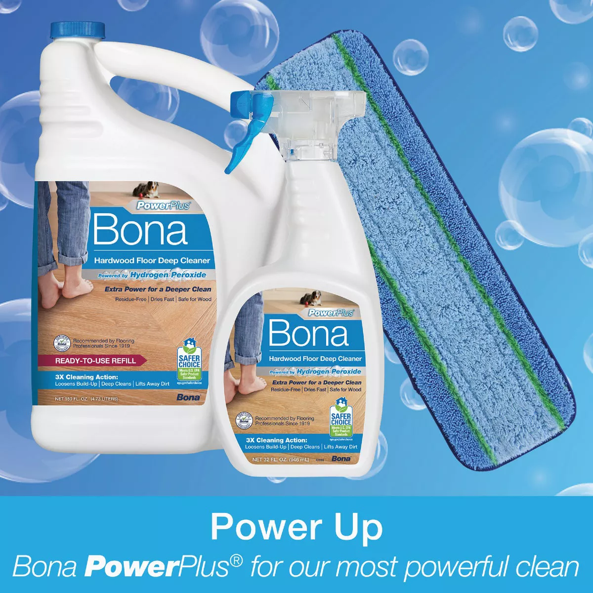 Bona PowerPlus 128 Oz. Ready-To-Use Hardwood Floor Cleaner Refill - photo 7