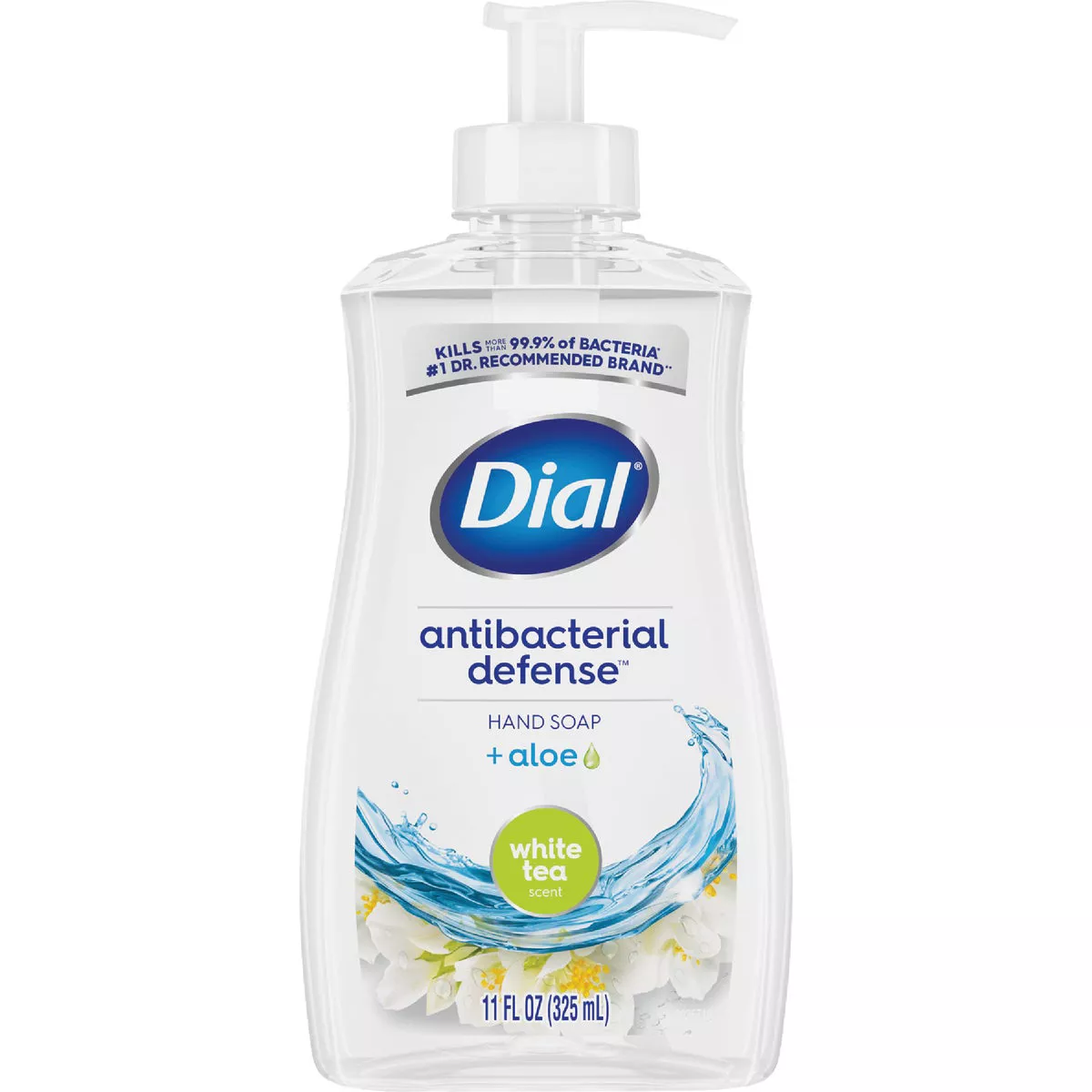 Dial Antibacterial Defense 11 Oz. White Tea & Vitamin Liquid Hand Soap