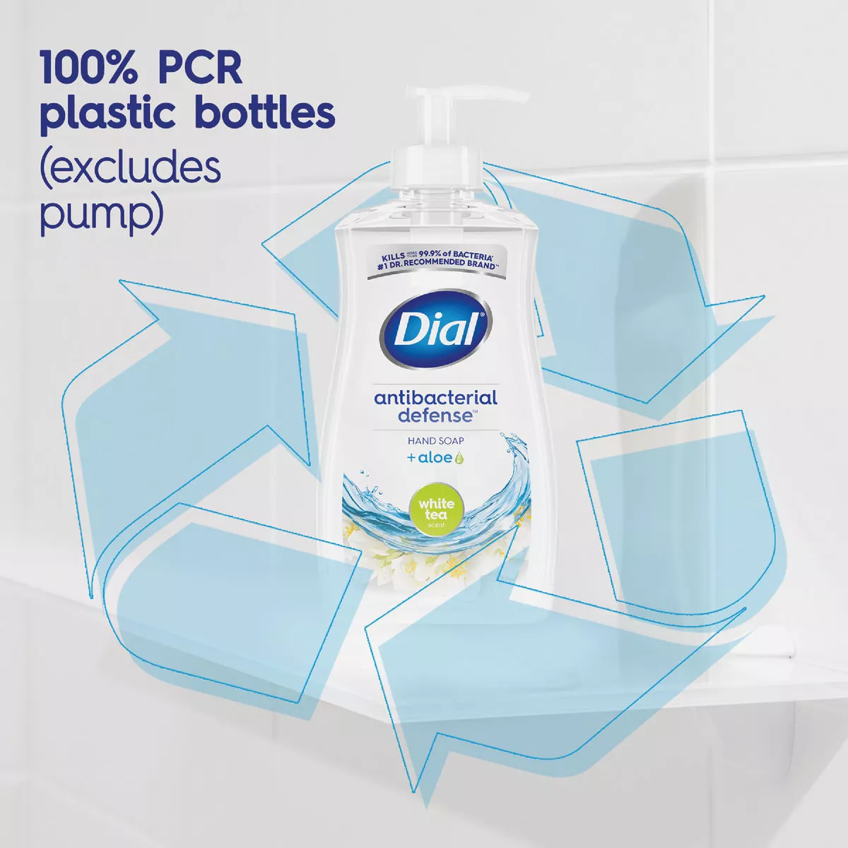 Dial Antibacterial Defense 11 Oz. White Tea & Vitamin Liquid Hand Soap - photo 4