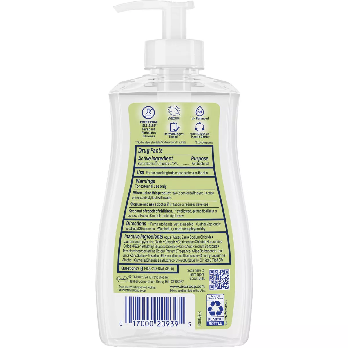Dial Antibacterial Defense 11 Oz. White Tea & Vitamin Liquid Hand Soap - photo 2