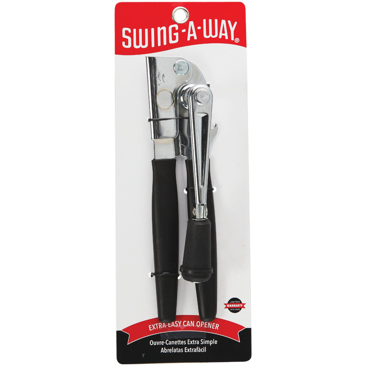 Swing-a-way Easy Crank Can Opener Comfort Grip, Built In Bottle Opener,  Gray : Target