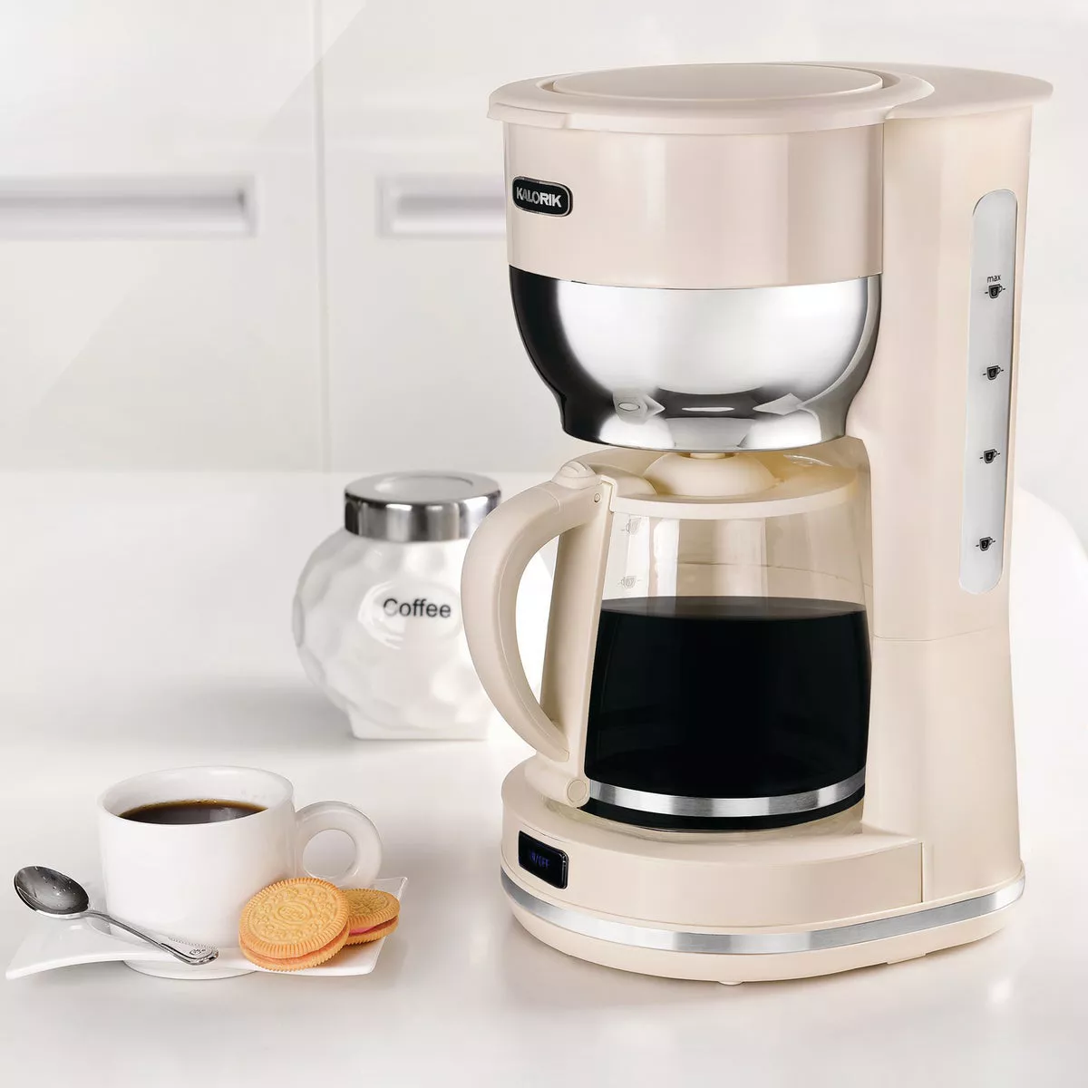 Kalorik 10 Cup Cream Retro Coffee Maker - photo 3