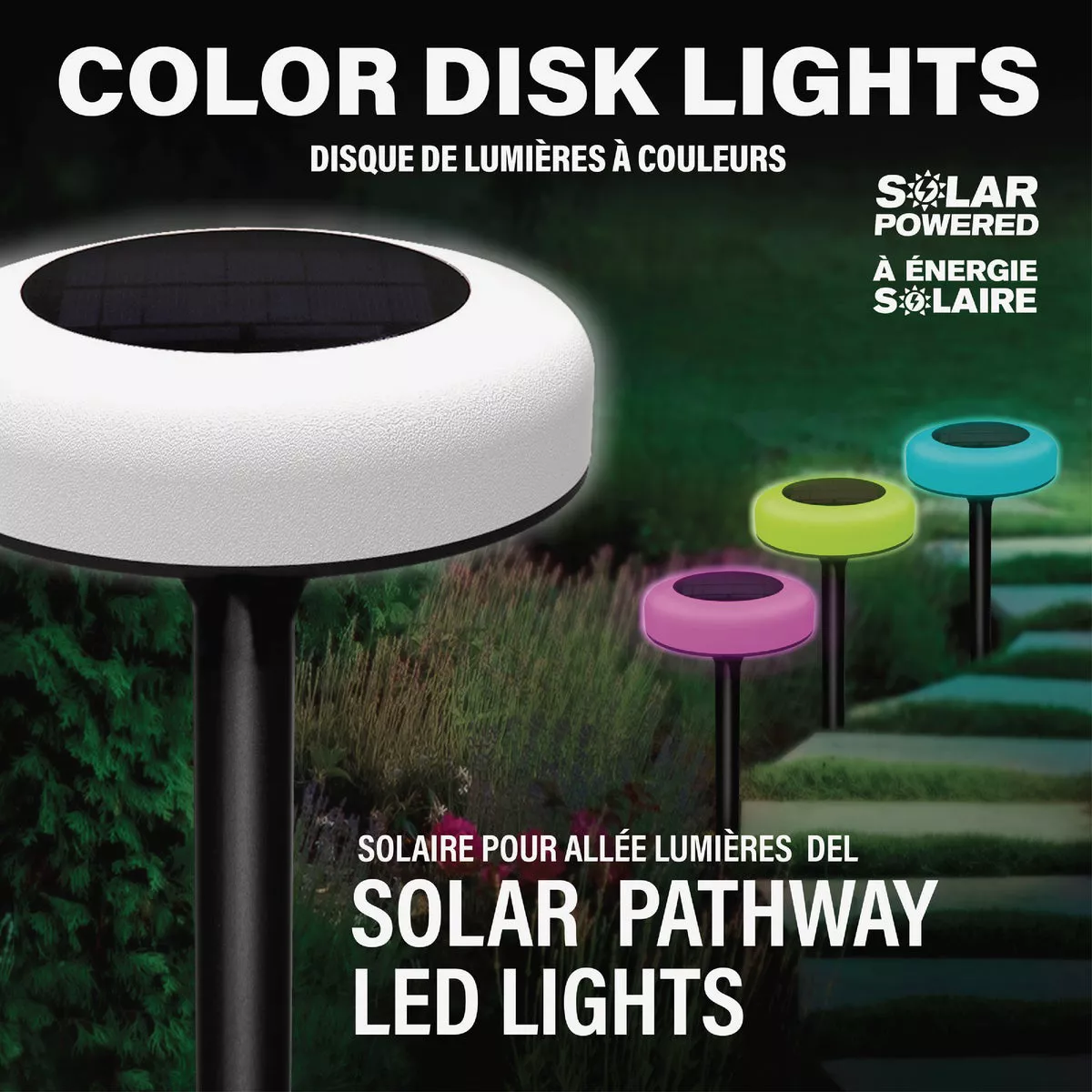 Bell+Howell Color Changing Disk Lights (4-Pack) - photo 5