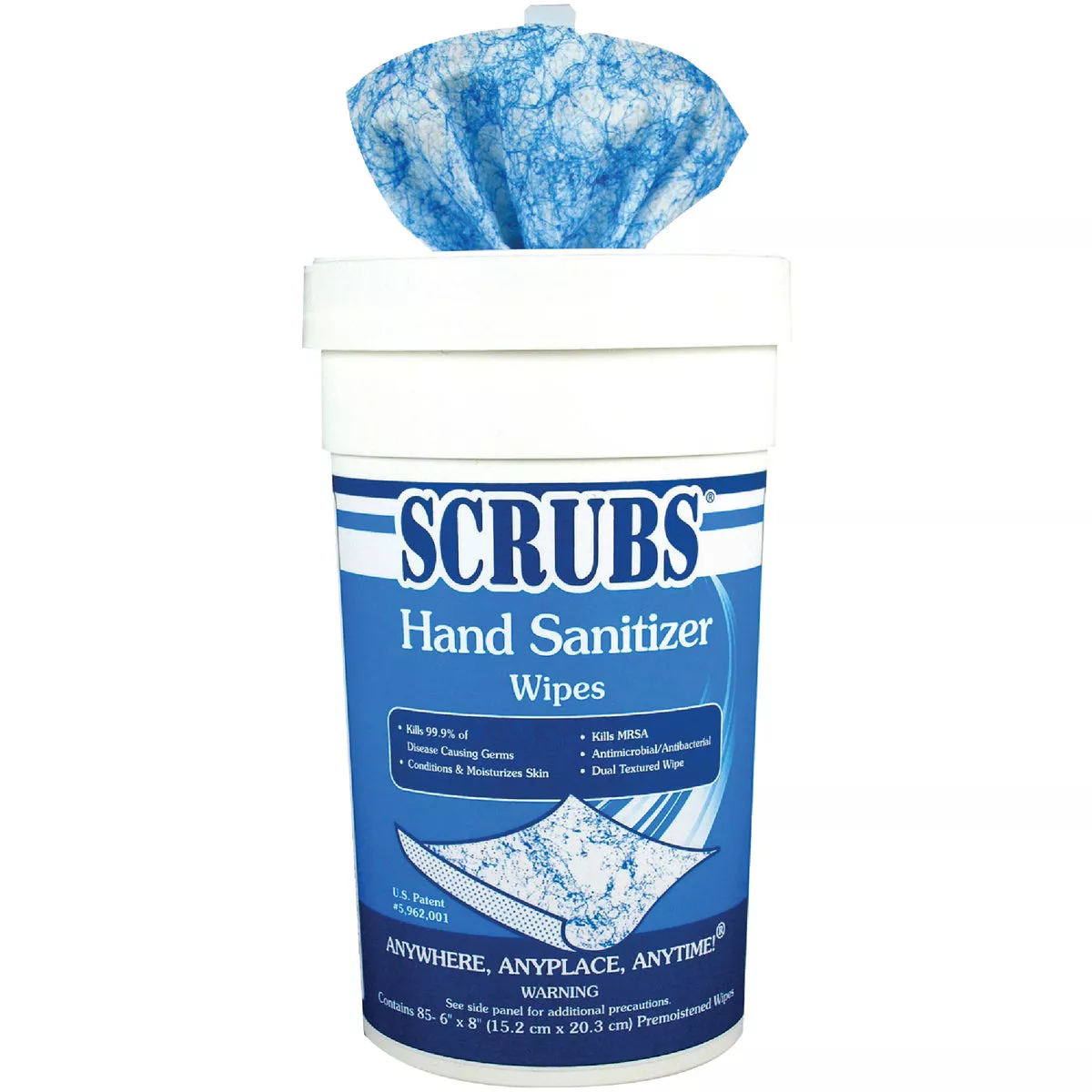 Scrubs Hand Sanitizer Wipes (85-Count)