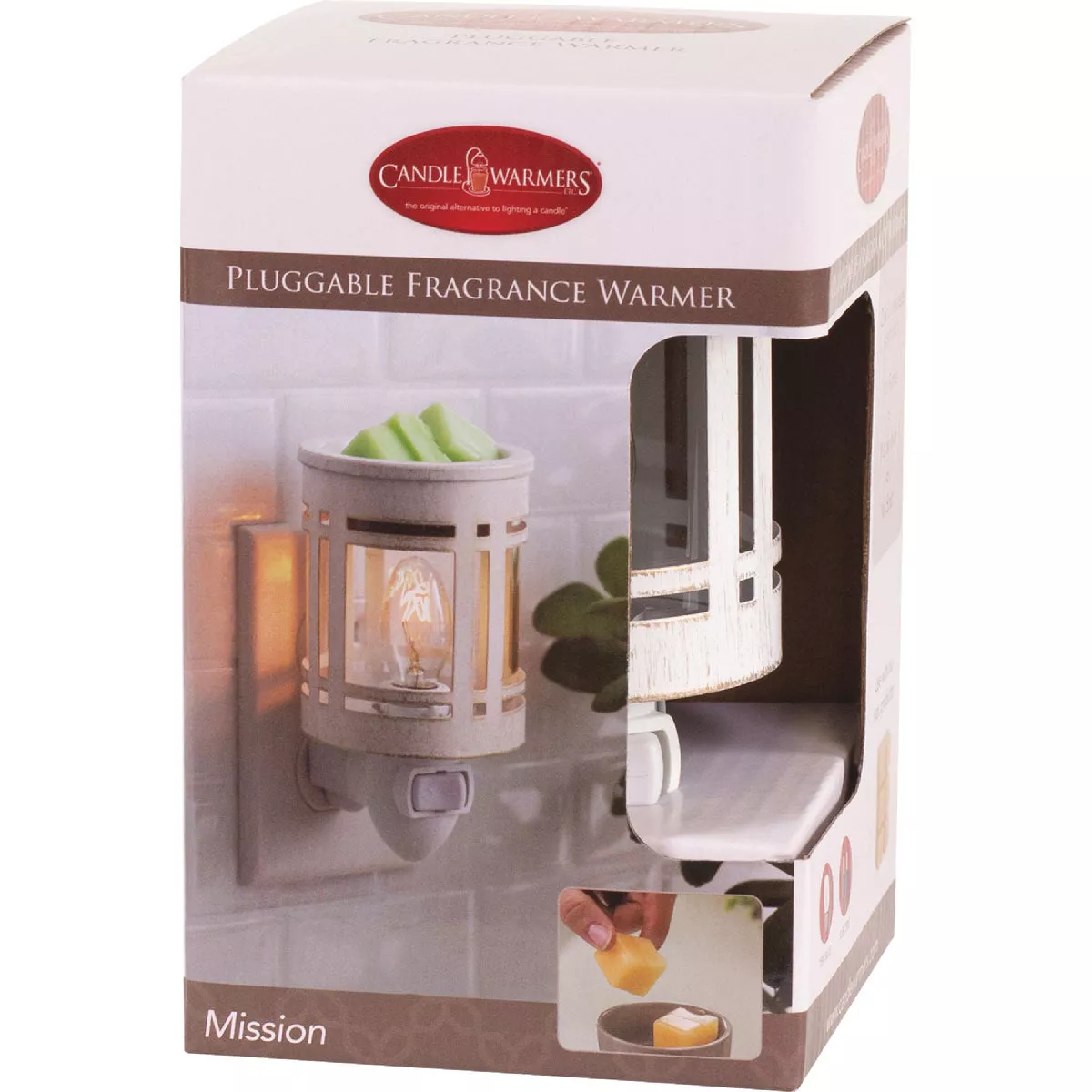 Candle Warmers Classic Metal Mission Ceramic Pluggable Fragrance Warmer - photo 2