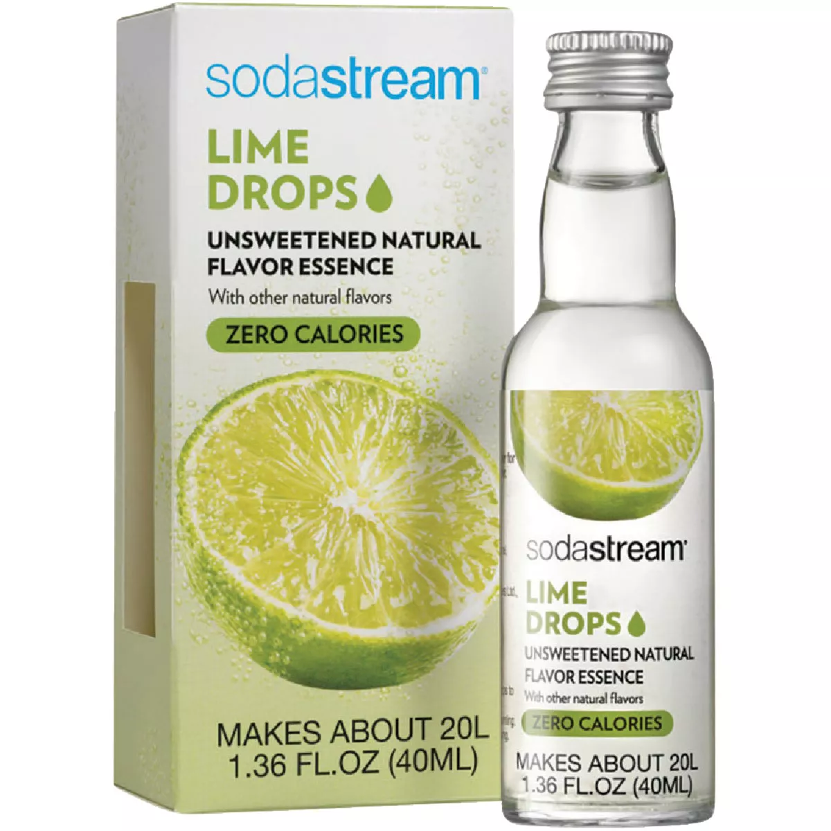 SodaStream 1.36 Oz. Lime Sparkling Water Fruit Drops
