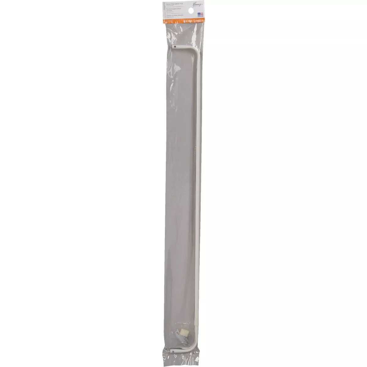 Kenney 28 In. To 48 In. 1 In. Single Curtain Rod, White - photo 2