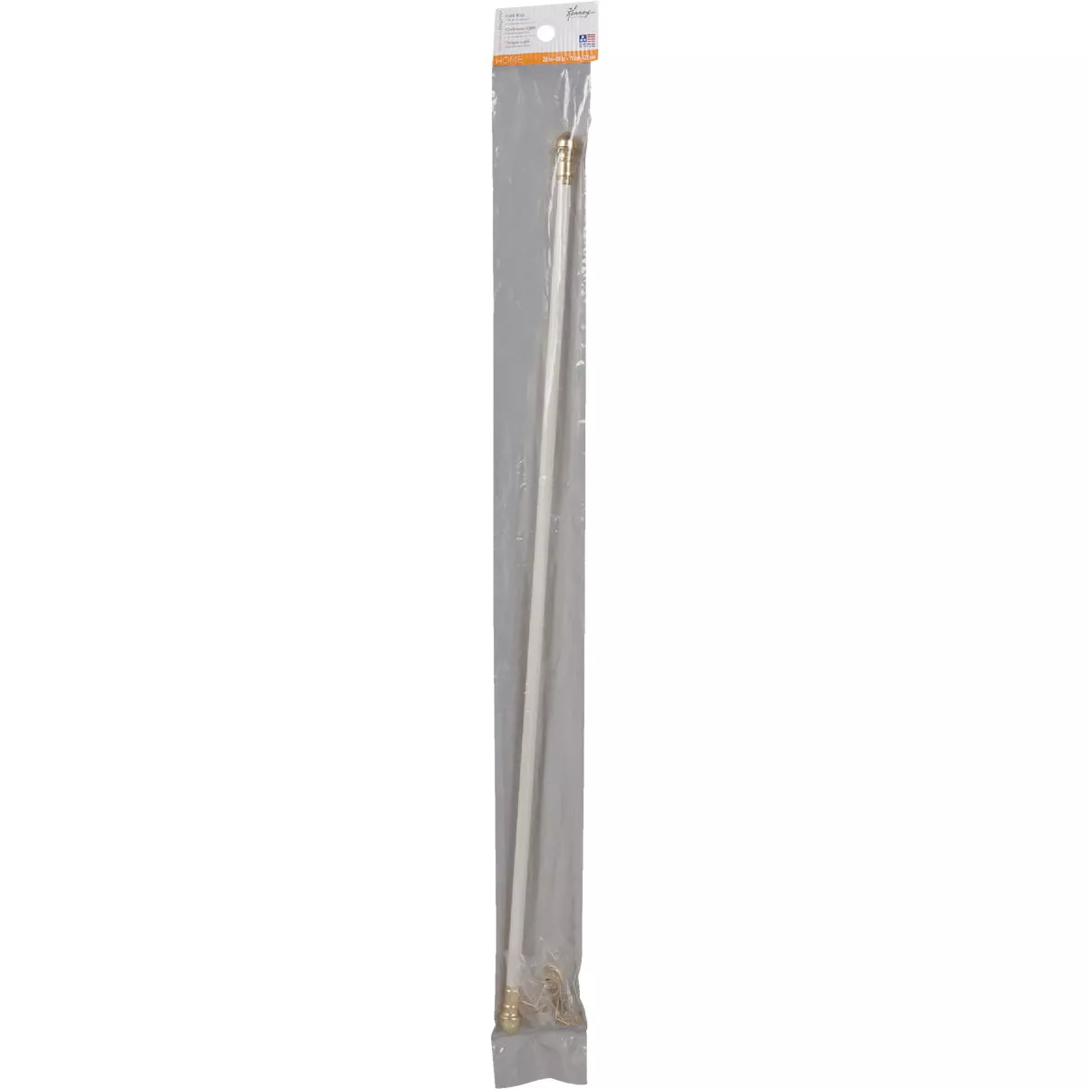 Kenney Dresden 28 In. To 48 In. 7/16 In. Standard Cafe Rod, White - photo 2