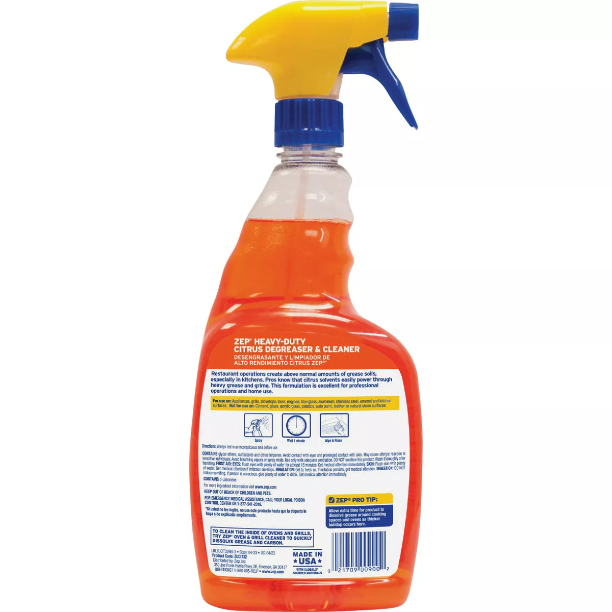 Zep 32 Oz. Citrus Liquid Cleaner & Degreaser - photo 2