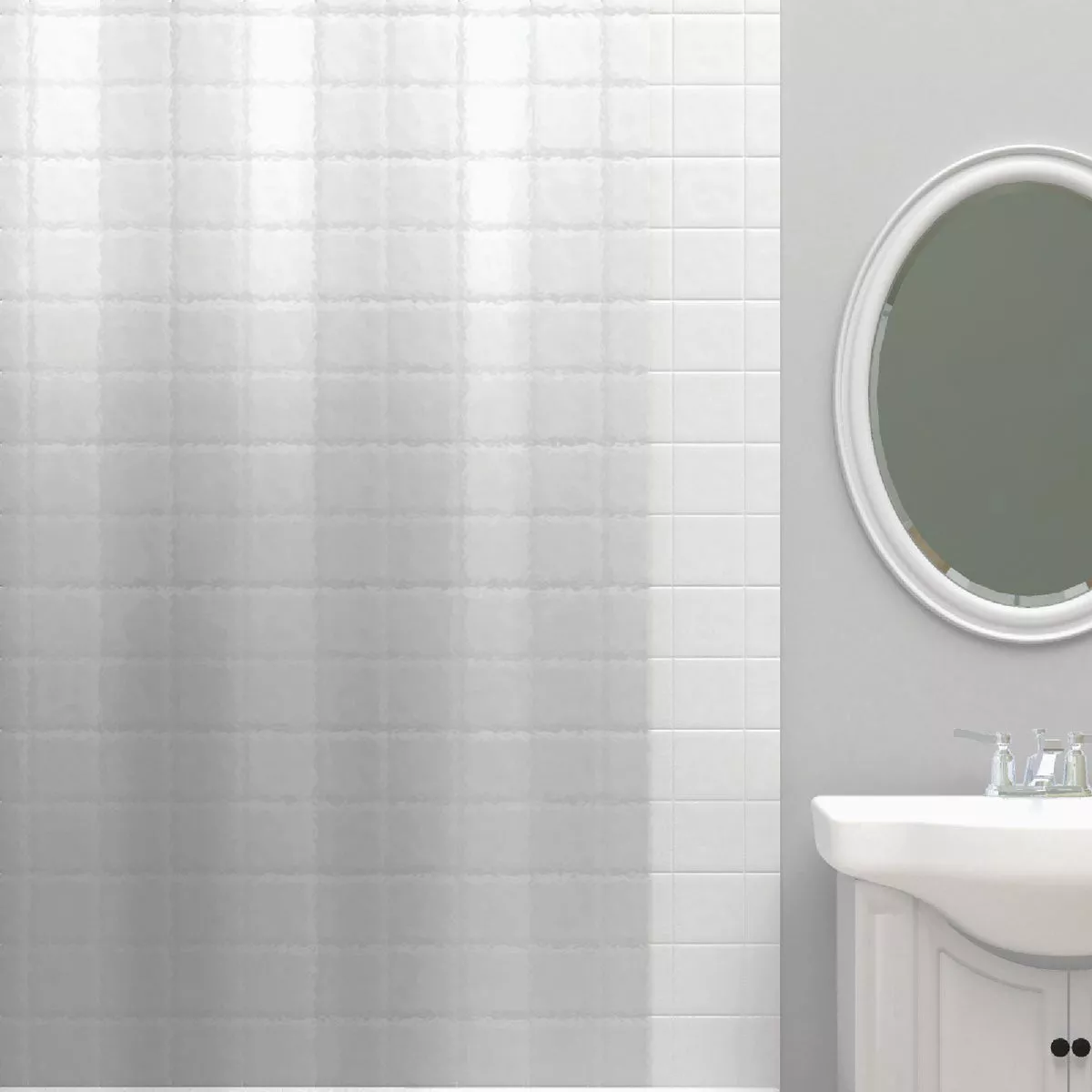 Zenith Zenna Home 70 In. x 72 In. Clear Lightweight PEVA Shower Curtain Liner - photo 2