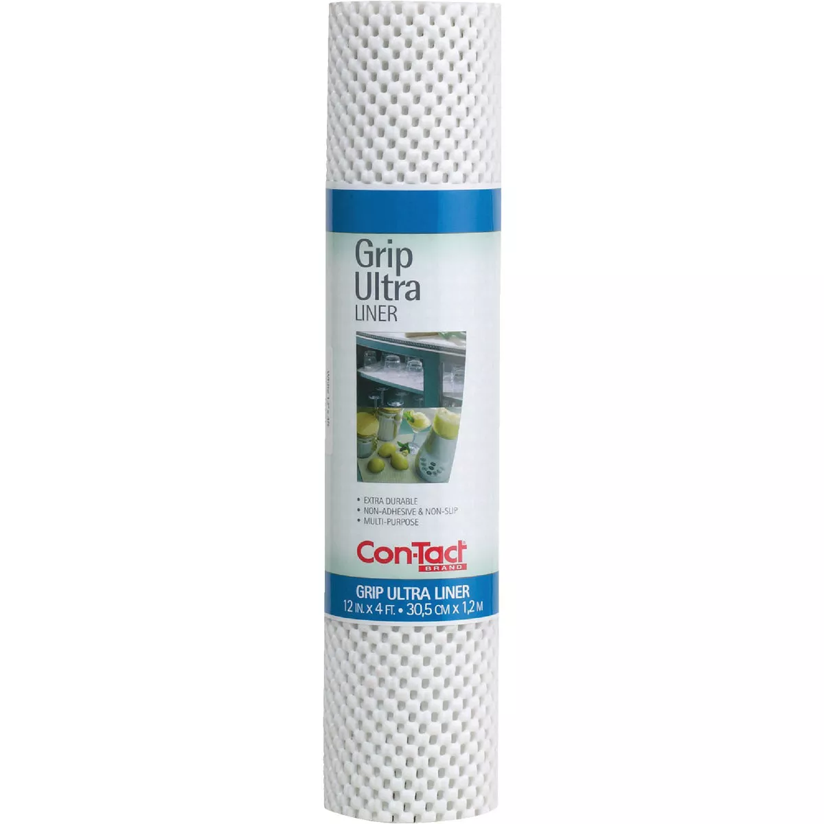 Con-Tact 12 In. x 4 Ft. White Grip Premium Non-Adhesive Shelf Liner - photo 2
