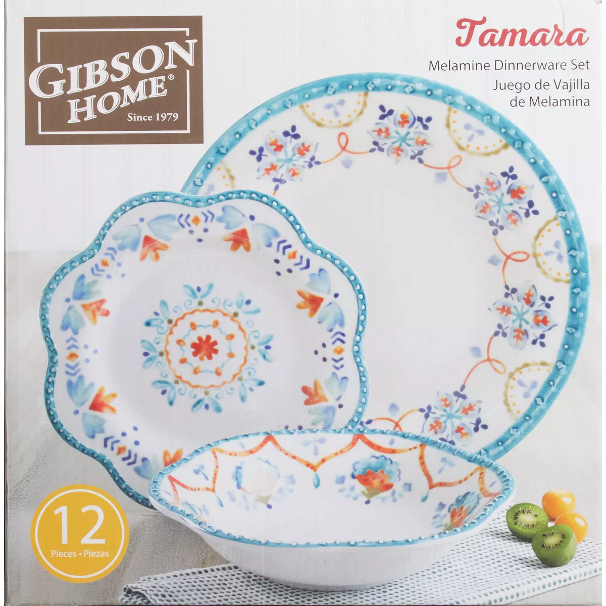 Gibson Home Tamara Scallop Shape Dinnerware Set (12-Piece) - photo 2