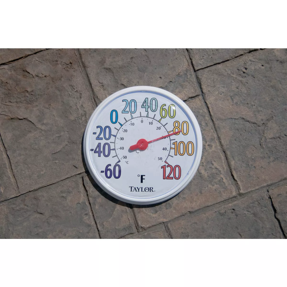 Taylor 13-1/2" Farenheit And Celsius -60 To 120 F, -50 To 50 C Outdoor Wall Thermometer - photo 2