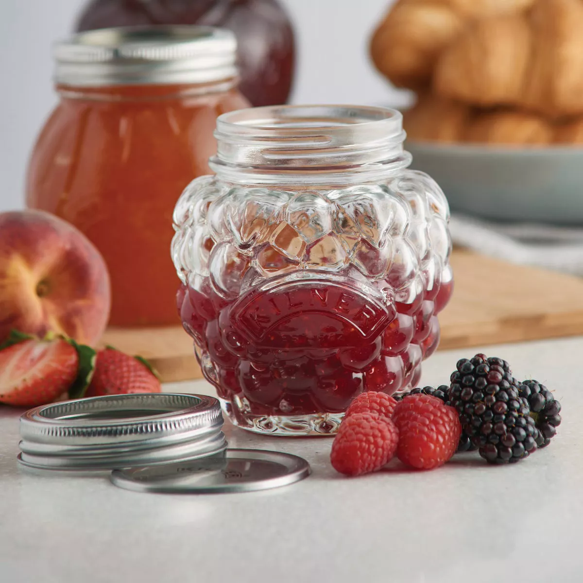 Kilner 13.5 Oz. Berry Fruit Canning Jar (3-Count) - photo 4