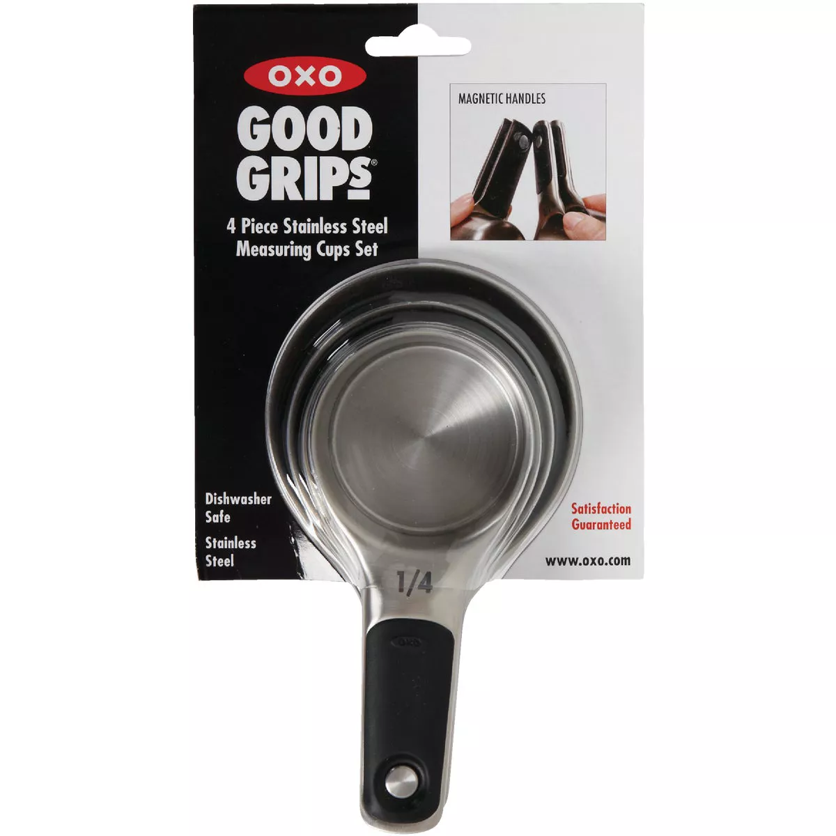 OXO Good Grips Stainless Steel Measuring Cup Set (4-Piece) - photo 2