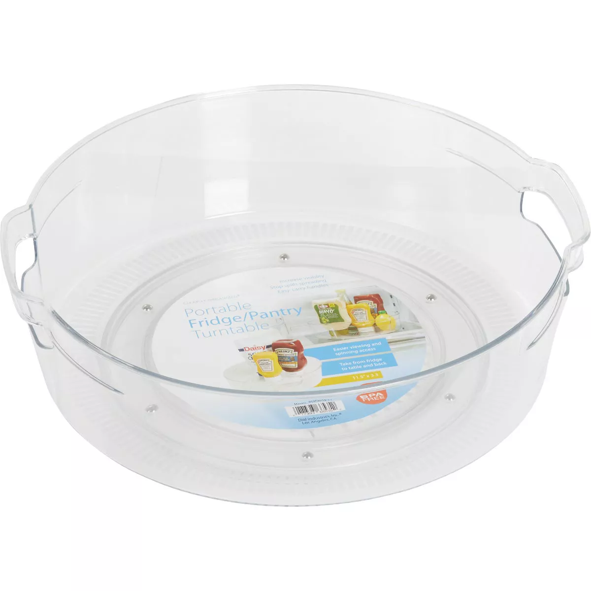 Dial Industries Clear-ly Organized 11.5 In. Dia. Clear Plastic Turntable - photo 3