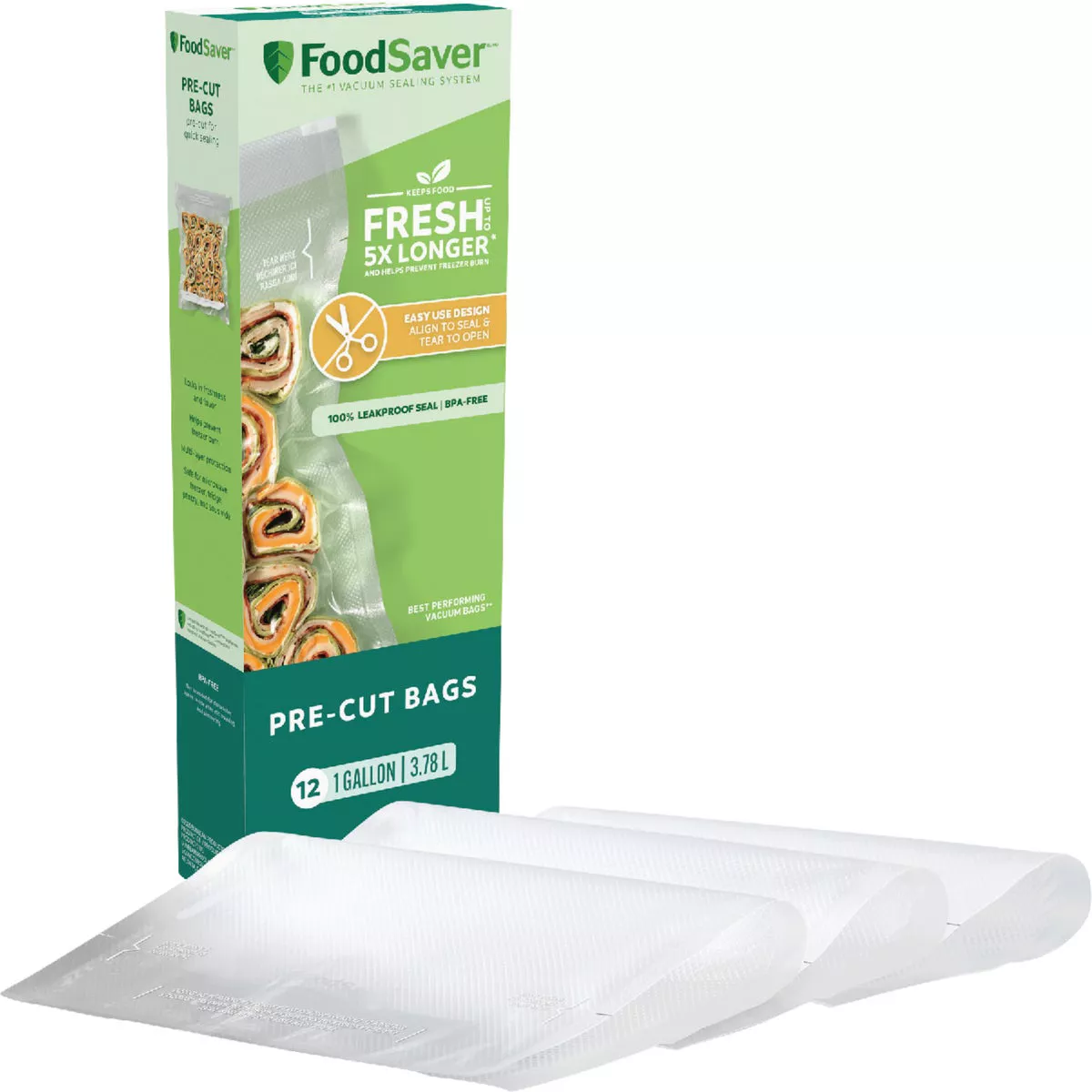 FoodSaver 1 Gal. Freezer Bag (13-Count) - photo 2