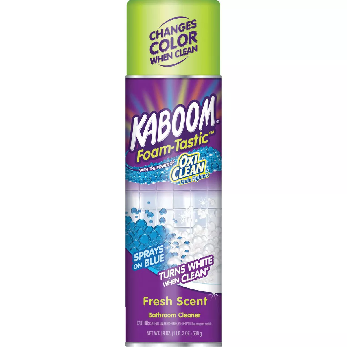 Kaboom Foam-Tastic 19 Oz. Fresh Scent Bathroom Cleaner with OxiClean