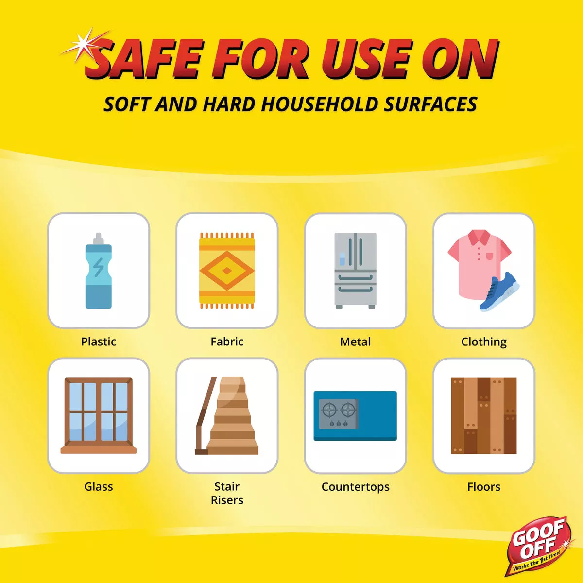 Goof Off 4 Oz. Household Heavy Duty Remover For Spots, Stains, Marks, & Messes - photo 4