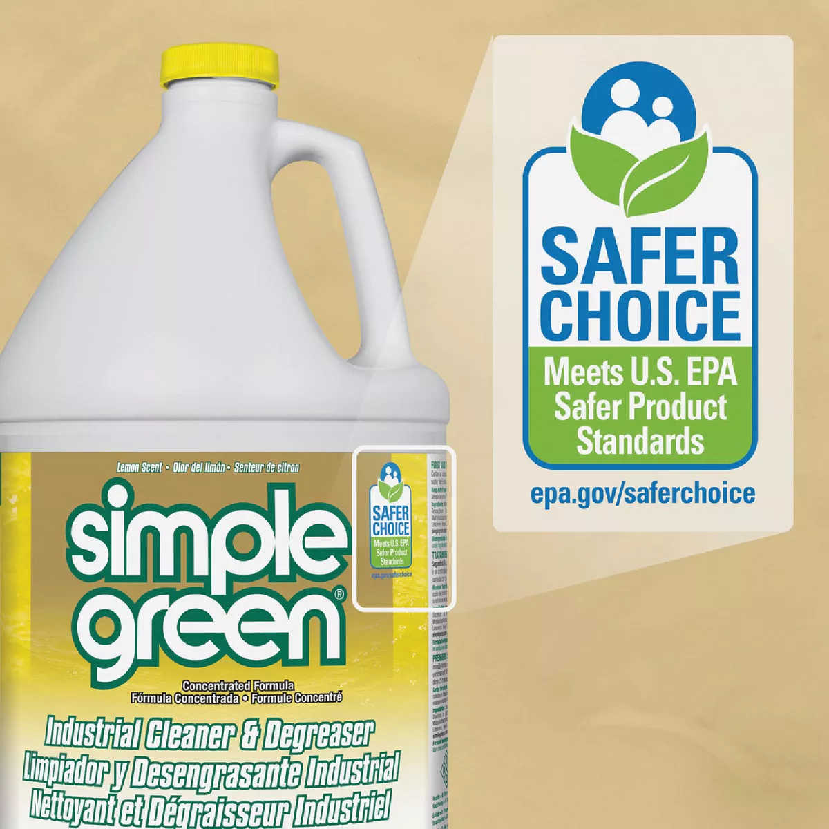 Simple Green 1 Gal. Lemon Liquid Industrial Cleaner & Degreaser - photo 3