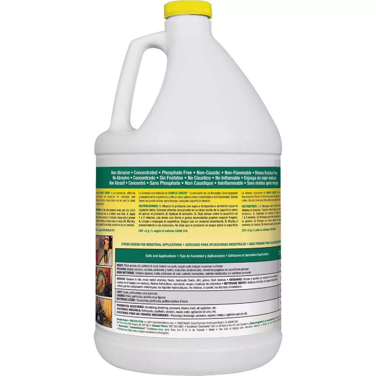Simple Green 1 Gal. Lemon Liquid Industrial Cleaner & Degreaser - photo 2