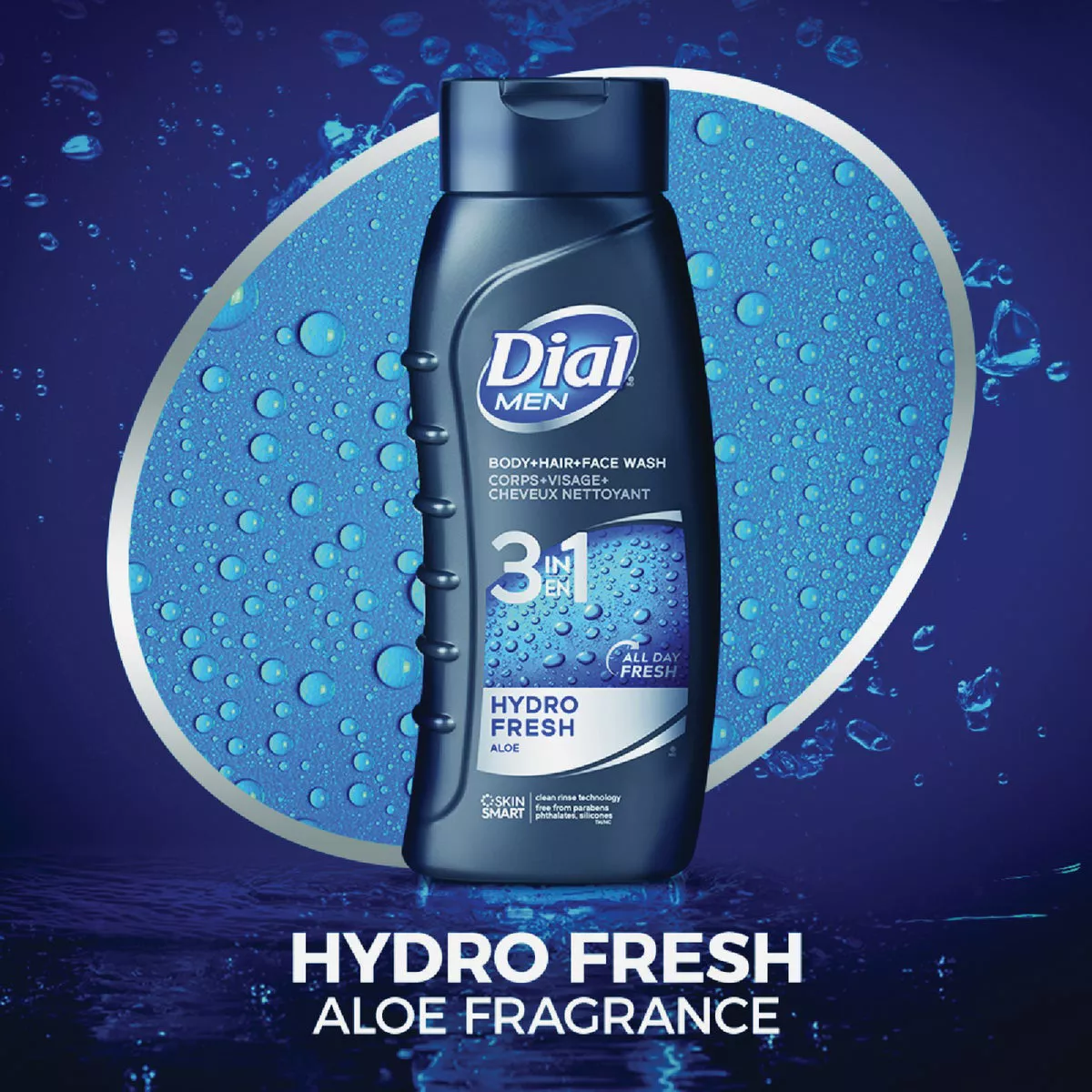 Dial Men 16 Oz. Refresh 3-In-1 Body, Hair & Face Wash, Blue Sage - photo 3