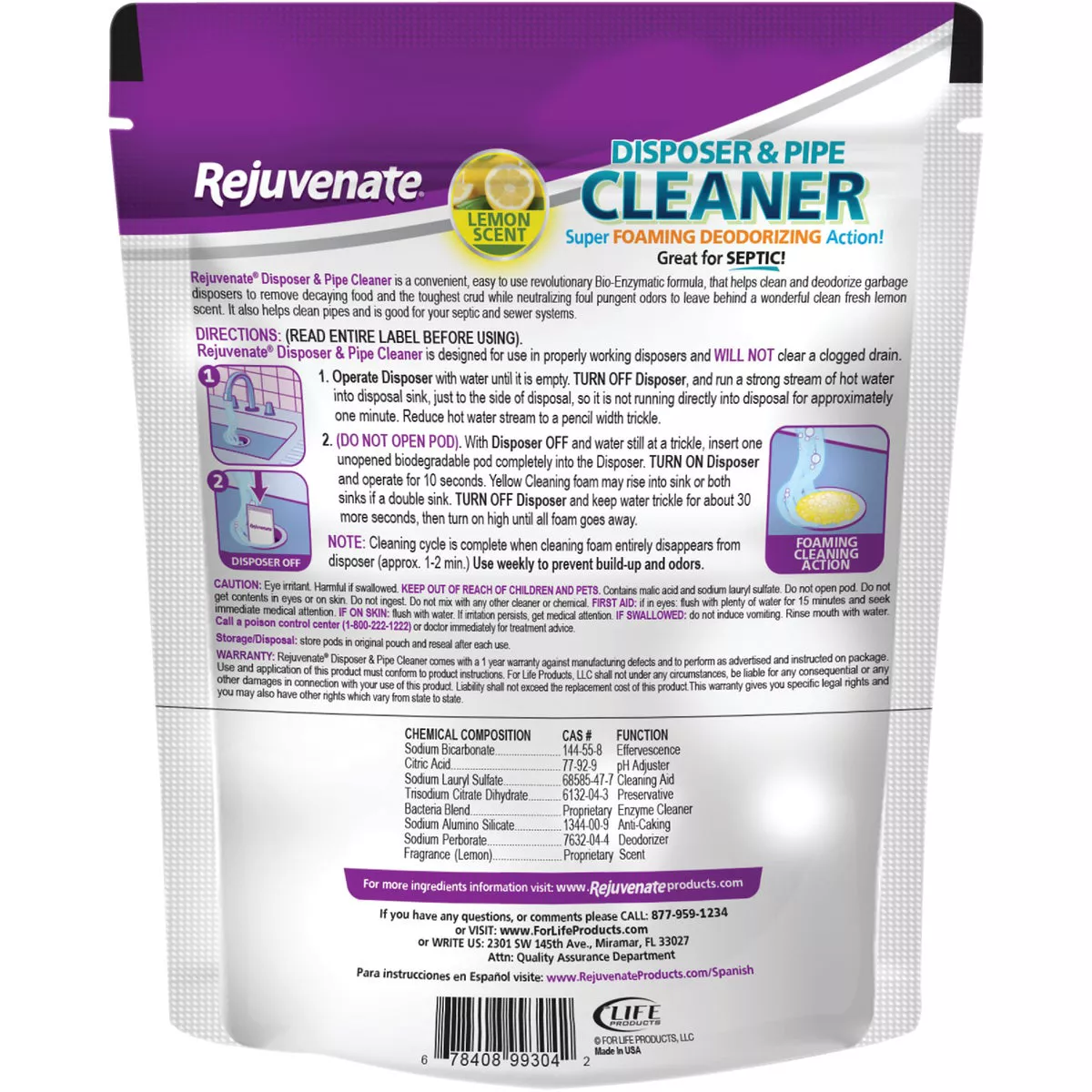 Rejuvenate Lemon Disposer & Pipe Cleaner (6-Count) - photo 5