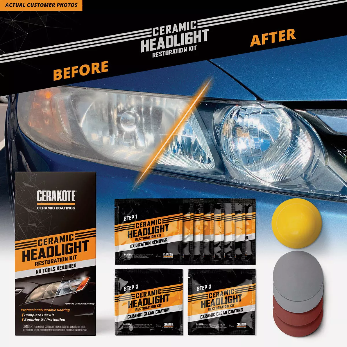 Cerakote Headlight Restoration Kit - photo 3
