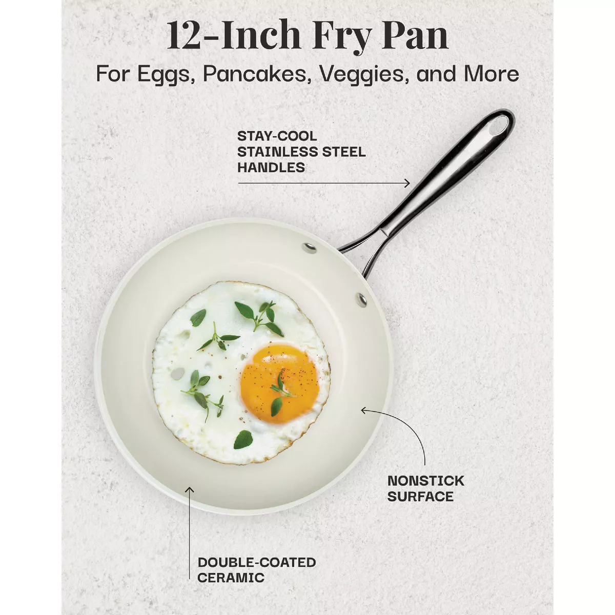 Gotham Steel Natural Collection 12 In. Fry Pan - photo 3